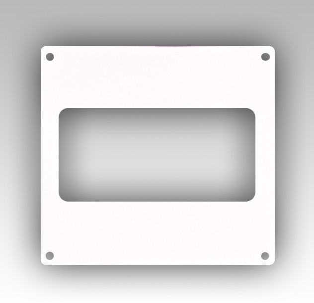 Накладка торцевая ERA 612НПП 120х60 мм пластиковая