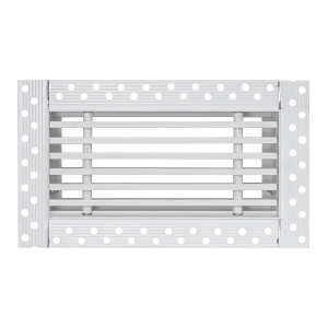 Дизайнерская съемная решетка для скрытого монтажа Brofer FUTURE-10 300x100 белая